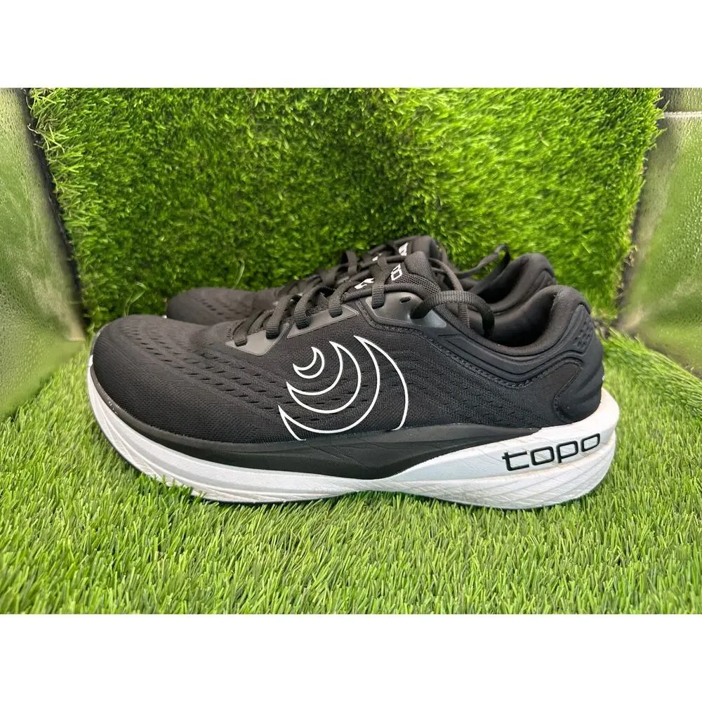 Topo Athletic Phantom 4 Athletic Sneaker Men's 11 Black Mesh Jogging Running Gym